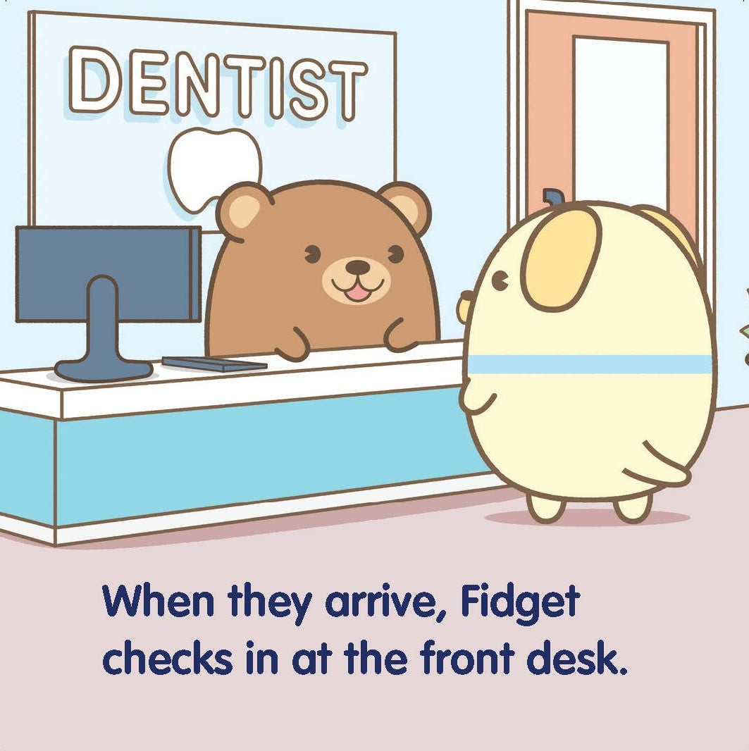 Fidget Goes to the Dentist AND Fidget Plushie