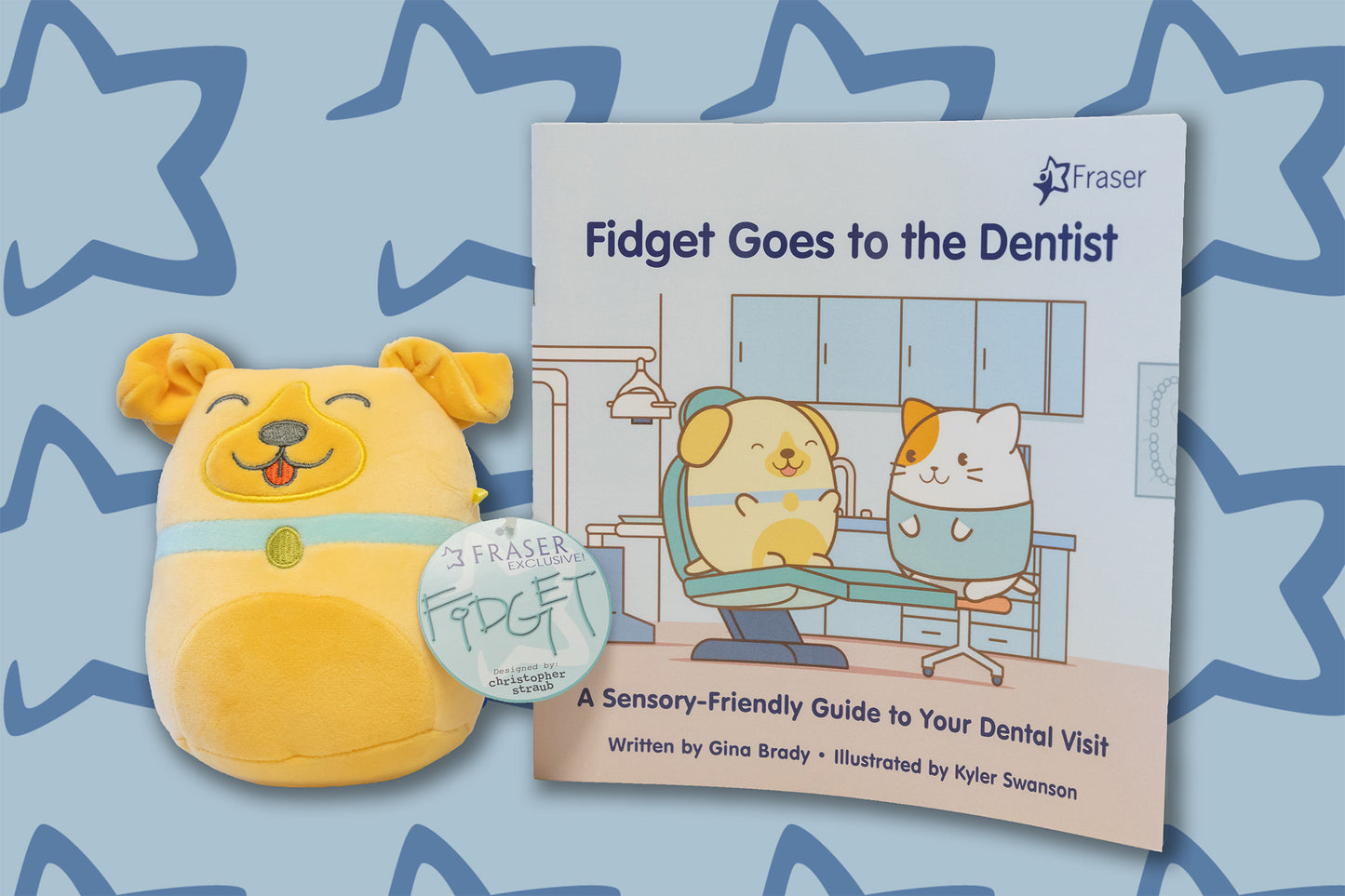 Fidget Goes to the Dentist AND Fidget Plushie