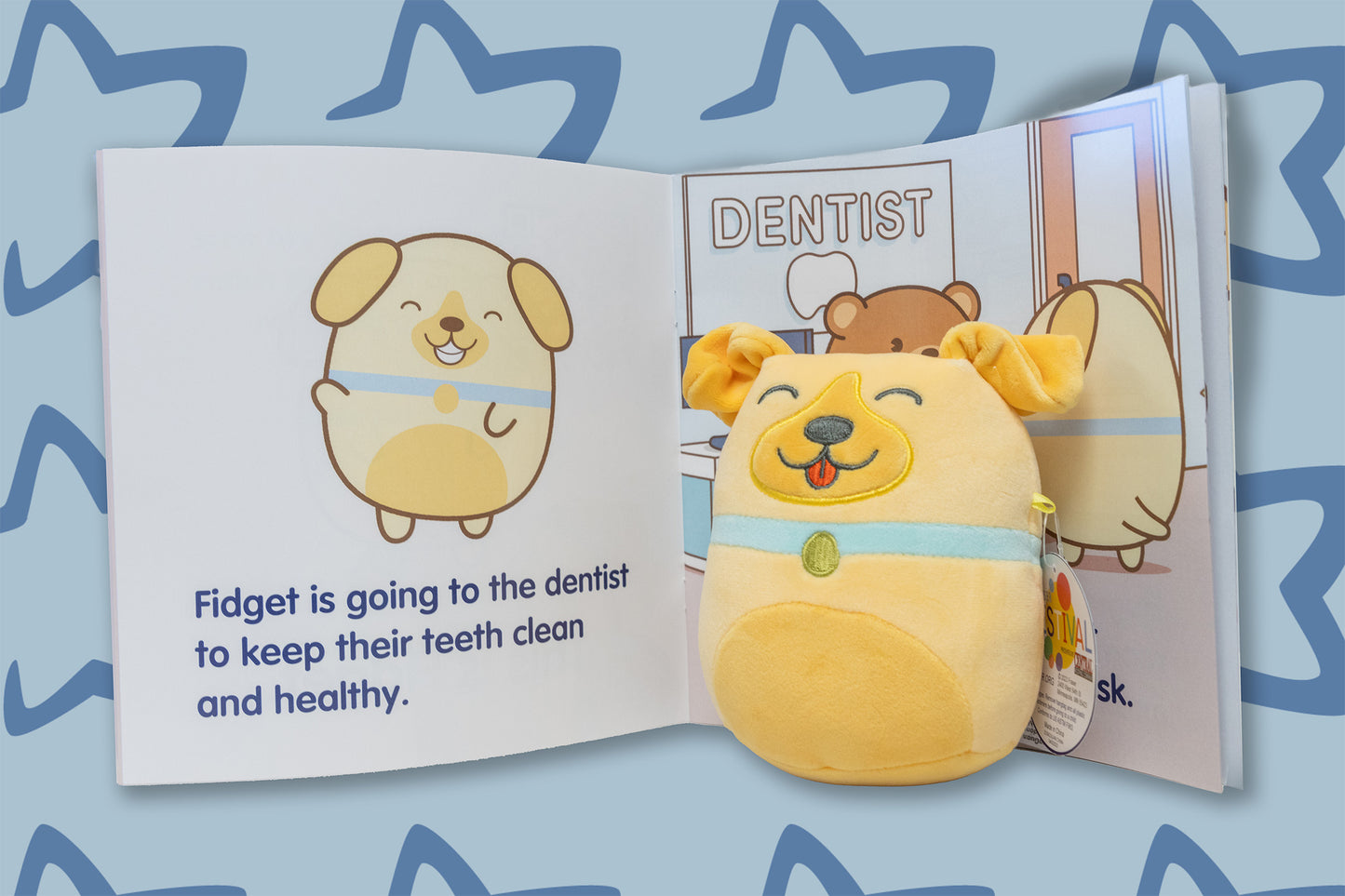 Fidget Goes to the Dentist AND Fidget Plushie